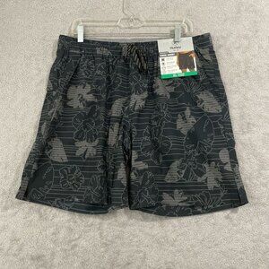 NEW Hurley Men's XL Swim Shorts Tropical  Floral Pattern 4-Way Stretch & Water